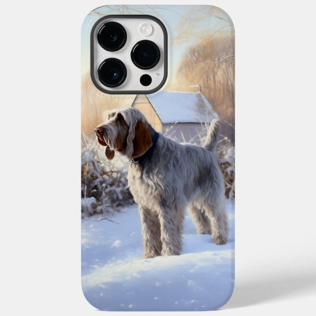 Spinone Italiano Let It Snow Natal (Verso)