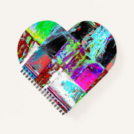 Spiral Notebook – Abstract Grid