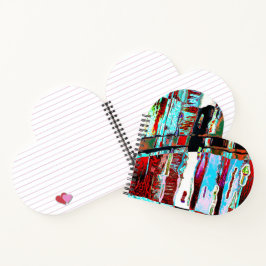 Spiral Notebook – Collapse Reflection Abstract 