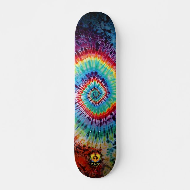 Spiral Tie Dye Skateboard (Frente)