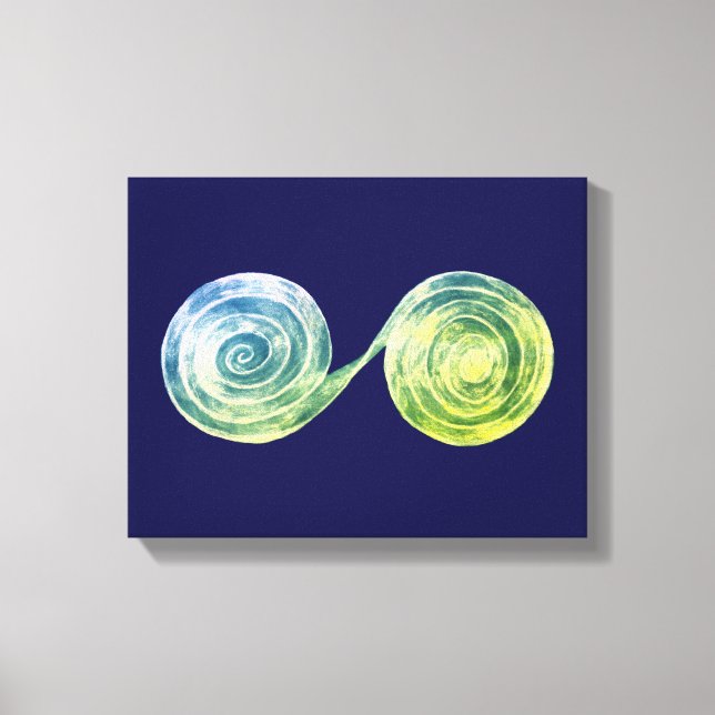 Spirals Canvas Print (Frente)