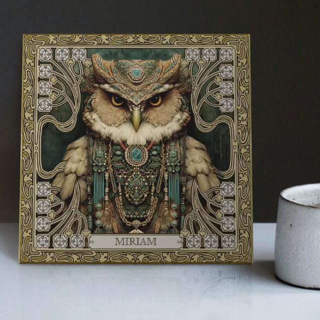 Spirit Guardian Owl: Judia Tribal Personalizada (Criador carregado)