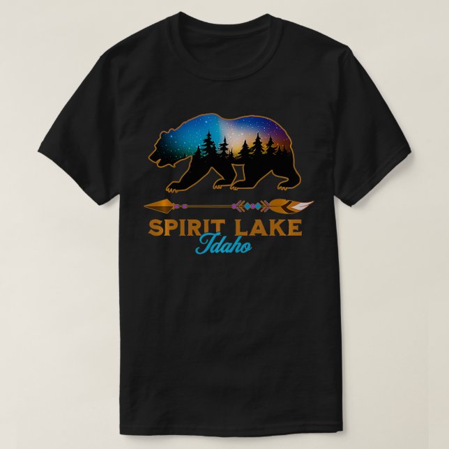 Spirit Lake Idaho Souvenir Pullover (Frente do Design)