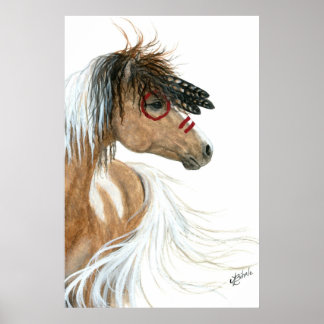 Spirit Pony Horse Poster por Bihrle