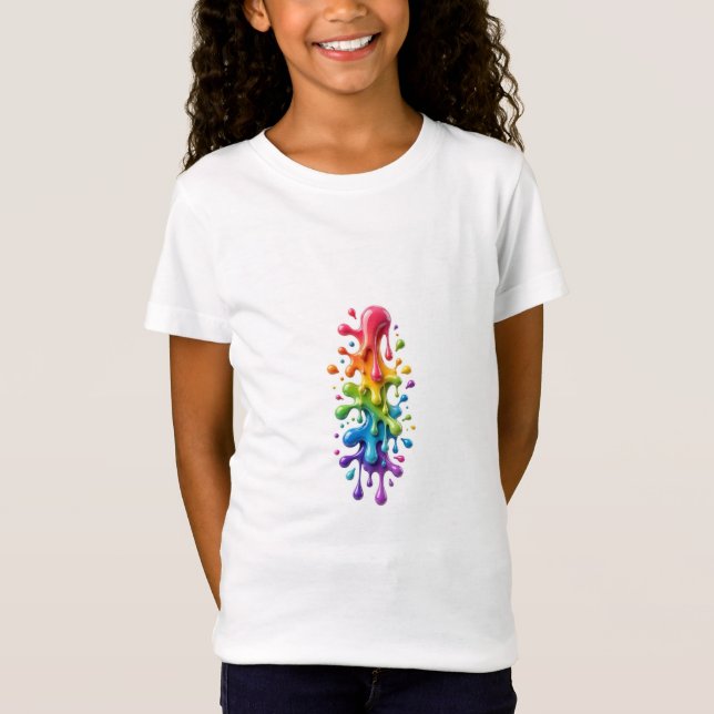 Splash SAFE - Camiseta Vertical para Crianças (Frente)
