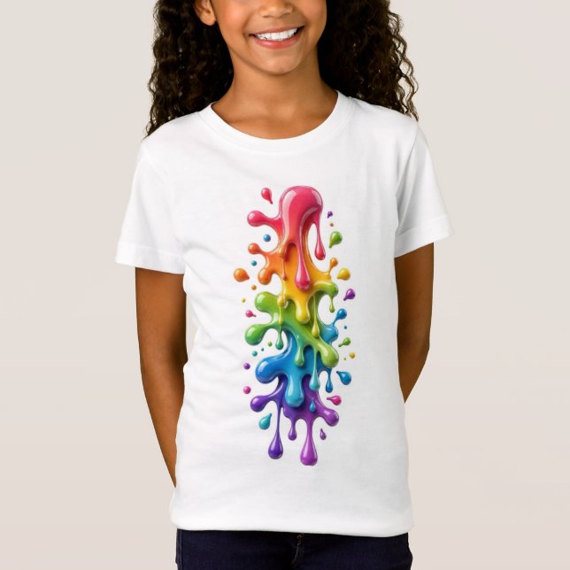 Splash SAFE - Camiseta Vertical para Crianças (Frente)