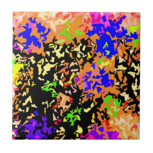 Splatter cristalizado da pintura - cores mornas