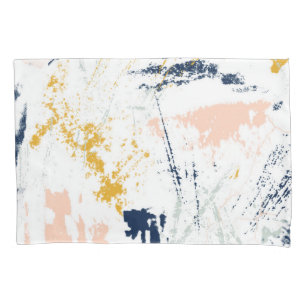 Splatter de Paleta Rosa Dourada Azul