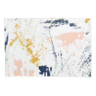 Splatter de Paleta Rosa Dourada Azul
