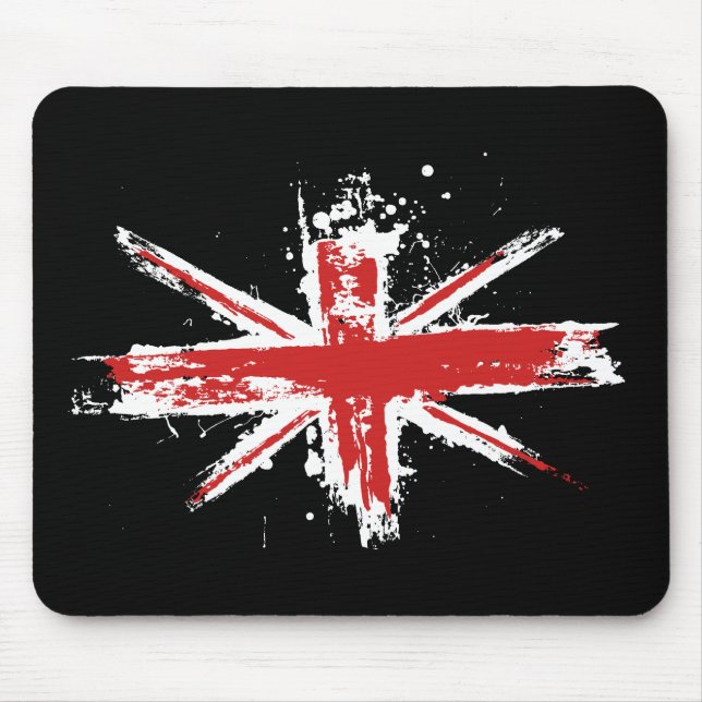 Splatter Mousepad de Union Jack (Frente)