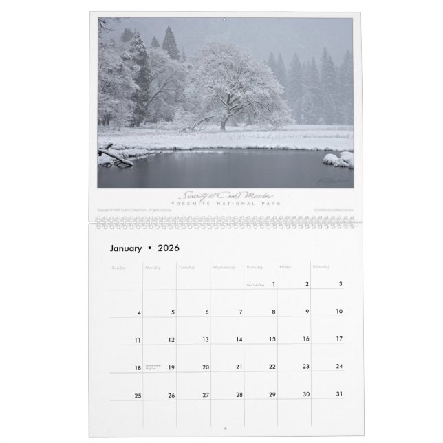 Splendorous 2008 Sojourns o calendário (Jan 2026)