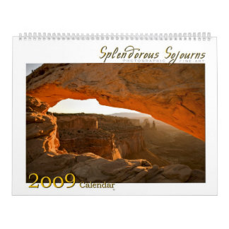 Splendorous 2009 Sojourns o calendário