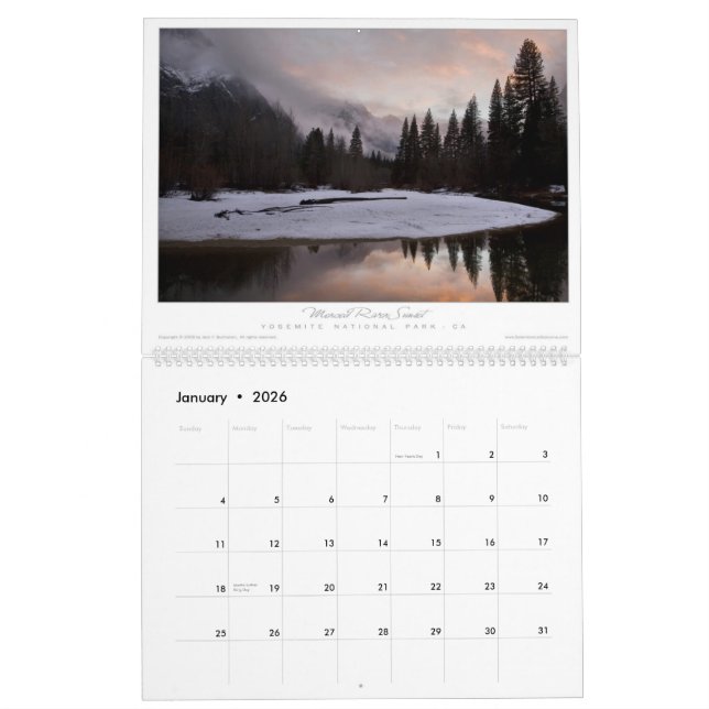 Splendorous Sojourns o calendário 2010 (Jan 2026)