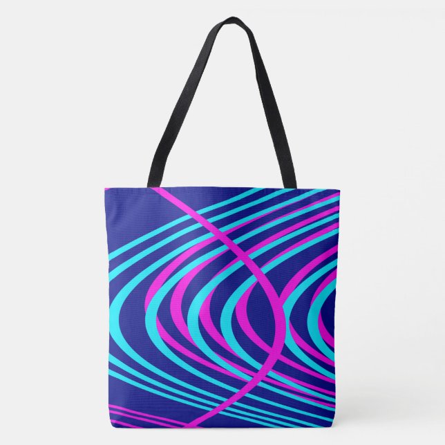 SPNP_All-Over-Impressão Tote Bag, Grande (Frente)