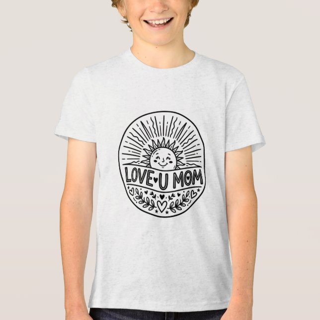 SPNP_Bella+Canvas Camiseta Juvenil Tri-blend_Love  (Frente)