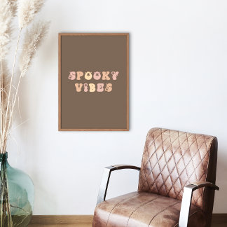 Spookes Vibes Halloween Wall Art Poster