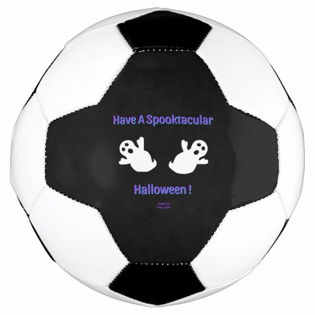 Spooktacular Fantasma - Bola de Futebol (Frente)