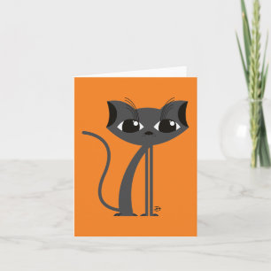 Spooky Cat - Cartão de Saudação
