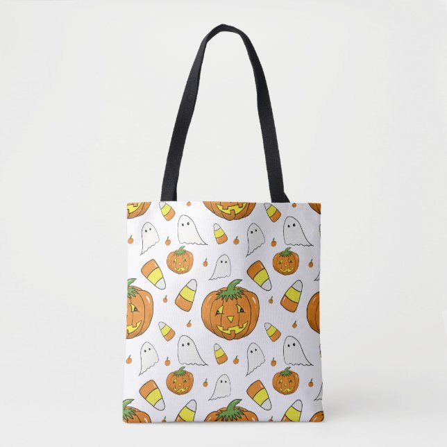 Spooky Cute Halloween Kids Travel Tote Bag (Frente)