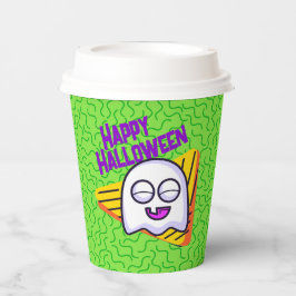Spooky Ghost Halloween Cups - green