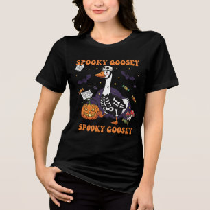 Spooky Goosey Halloween Skeleton engraçado
