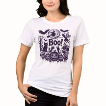 Spooky Halloween Boo! | Cute Ghost Pumpkin T-Shirt