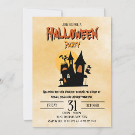 Spooky Happy Halloween Convite de festas 2