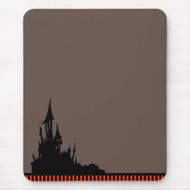 Spooky Mansion Halloween Mousepad (Frente)