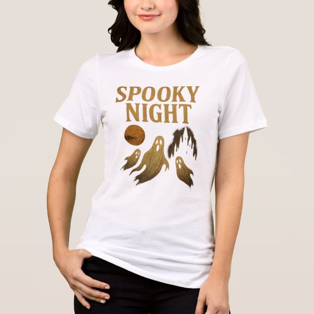 Spooky Night Halloween Classic Gothic Aesthetic (Frente)