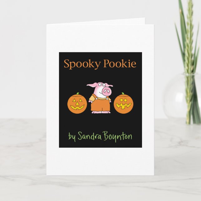 SPOOKY POOKIE de Sandra Boynton Cartão (Frente)