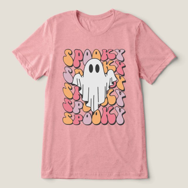 Spooky Retro Ghost (Design frontal)