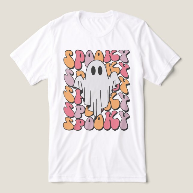 Spooky Retro Ghost (Design frontal)