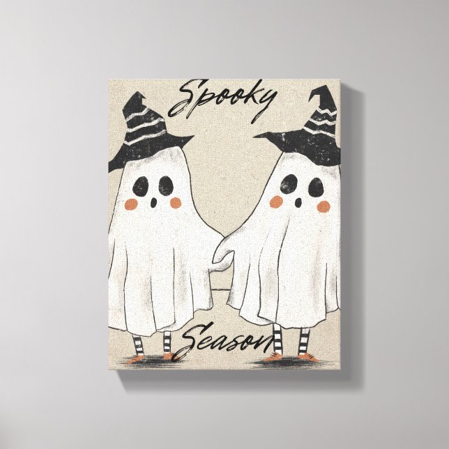 Spooky Season Squad Stretched Canvas Print (Frente)