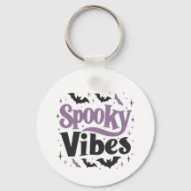 Spooky Vibes Chaveiro - Kawaii Halloween