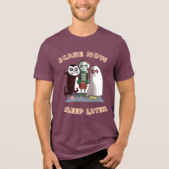 Spooky Vibes – Halloween Design Men’s T-Shirt  Des (Frente)