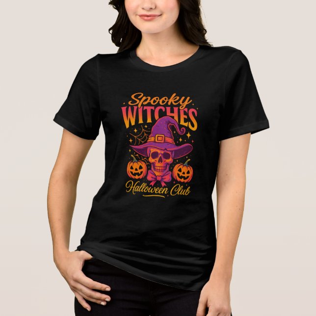Spooky Witches Halloween Club Skull - Witch Hat (Frente)