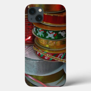 Spools de Férias de Natal Vermelho e Dourado