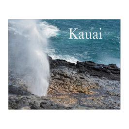 Spouting Horn em Kauai, Havaí
