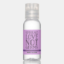 Spread Love Not Germs Manitizer