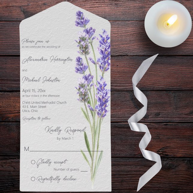 Sprigs de Heather Simples (Also available with QR code. )