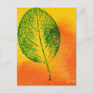 "Spring Apple #4" Estradas Rurais Cartão Postal