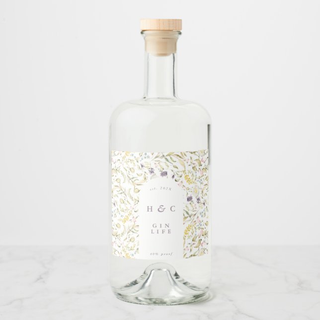 Spring Boho Wildflower Pampas Gin (Frente)