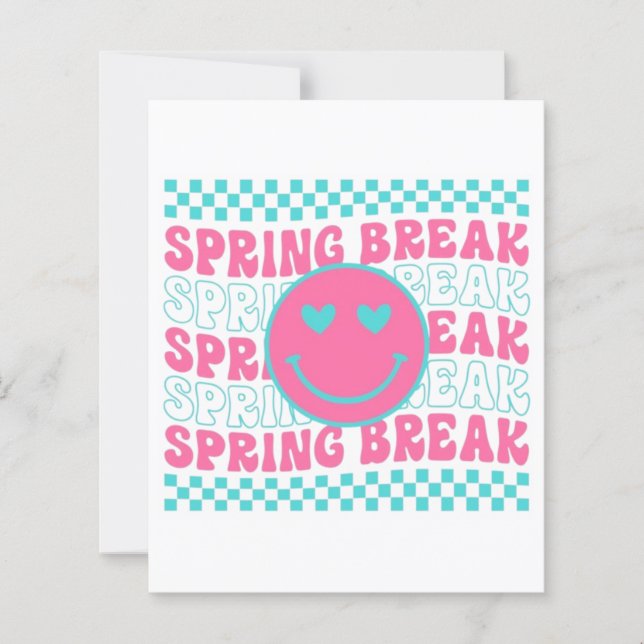 Spring Break Smiley Design (Frente)