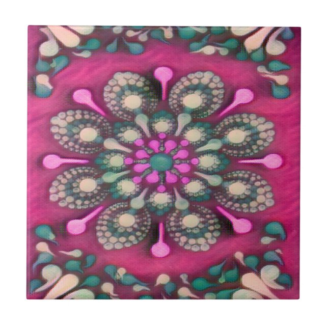 Spring Fling Magenta Mandala (Frente)