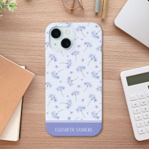 Spring Purple Flowers Pattern