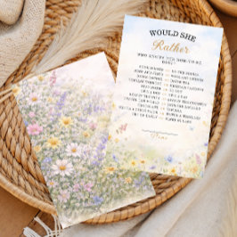 Spring Wildflower Garden Mom-to-Be Game