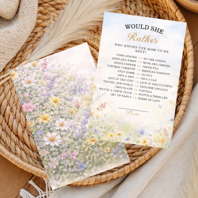 Spring Wildflower Garden Mom-to-Be Game (Criador carregado)