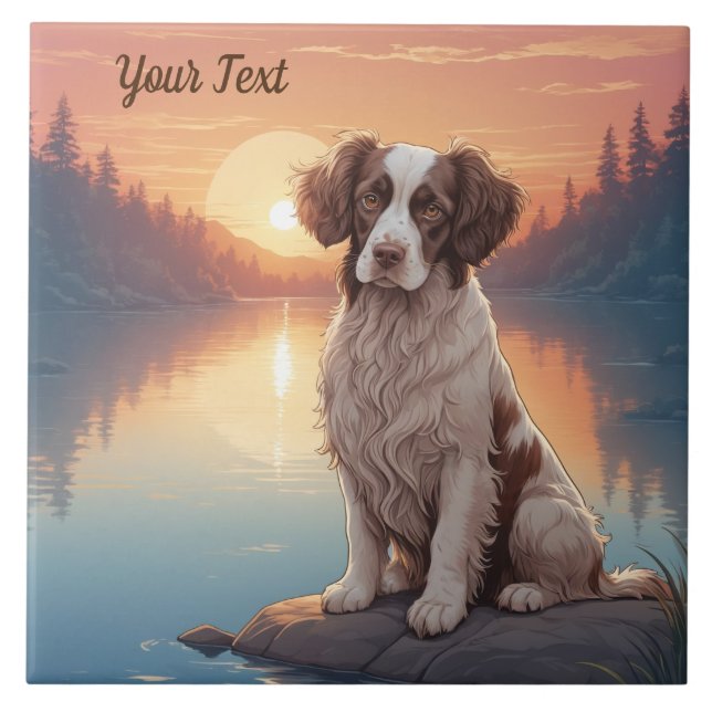 Springer Spaniel pelo Lago (Frente)