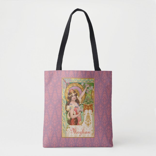 Springtime Art Nouveau Bolsa (Frente)