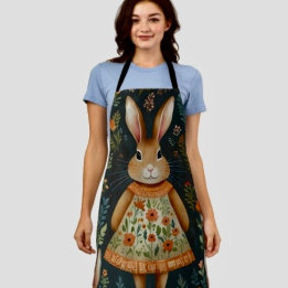 Springtime Bunny Magic Apron